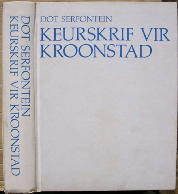 DOT SERFONTEIN KEURSKRIF VIR KROONSTAD