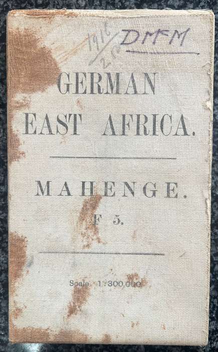 GERMAN EAST AFRICA MAHENGE MAP GFE F5 CIRCA 1916