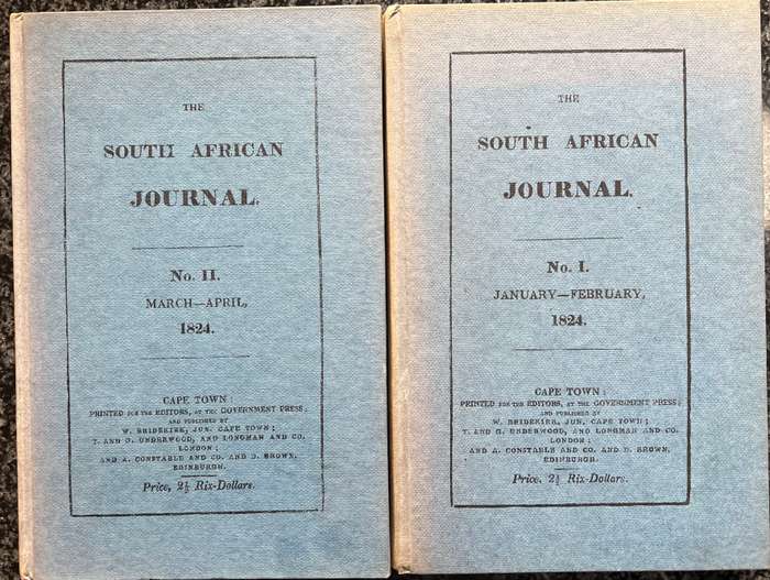 THE SOUTH AFRICAN JOURNAL 1824 NO. 1 JAN - FEB & NO. 2 MAR - APR
