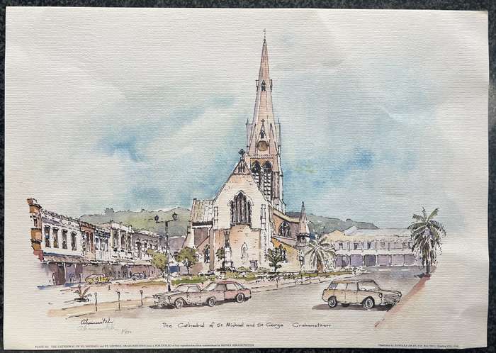SIGNED, NUMBERED! 1 x COLLECTION OF 4 PRINTS BY LISTED ARTIST SIDNEY ABRAMOWITCH, GRAHAMSTOWN
