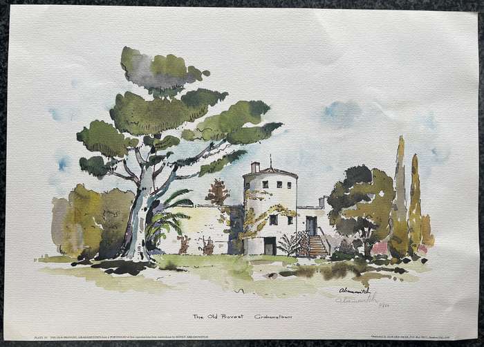 SIGNED, NUMBERED! 1 x COLLECTION OF 4 PRINTS BY LISTED ARTIST SIDNEY ABRAMOWITCH, GRAHAMSTOWN