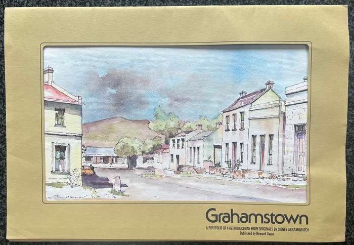 SIGNED, NUMBERED! 1 x COLLECTION OF 4 PRINTS BY LISTED ARTIST SIDNEY ABRAMOWITCH, GRAHAMSTOWN