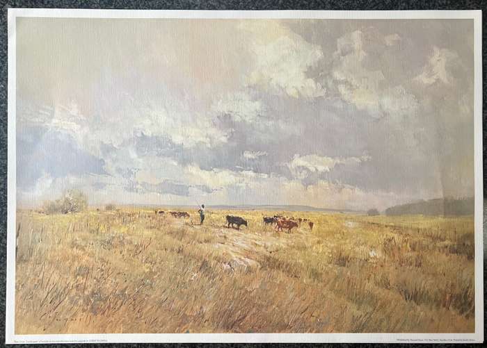 1 x COLLECTION OF 2 PRINTS "LANDSCAPES" BY LISTED SOUTH AFRICAN ARTIST CHRIS TUGWELL