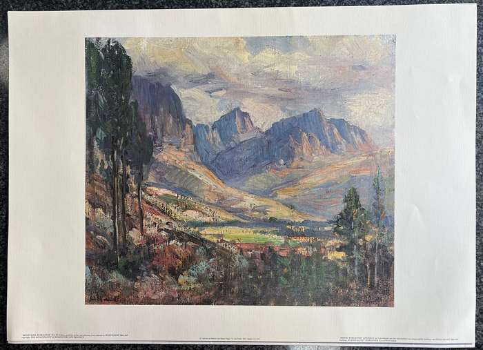 1 x COLLECTION OF 4 PRINTS OF FOUR ORIGINALS IN THE HUGO NAUDE ART CENTRE
