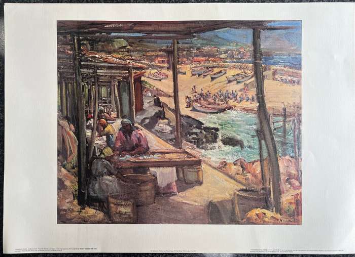 1 x COLLECTION OF 4 PRINTS OF FOUR ORIGINALS IN THE HUGO NAUDE ART CENTRE