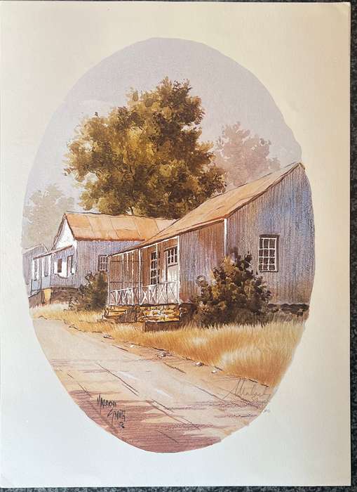 SIGNED, NUMBERED! 1 x COLLECTION OF 6 PRINTS BY LISTED ARTIST MALACHI SMITH