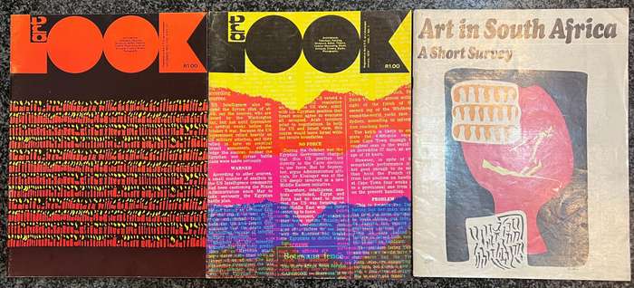 1 x COLLECTION OF 6 ARTLOOK MAGAZINES- NOV 1971 - JAN 1974