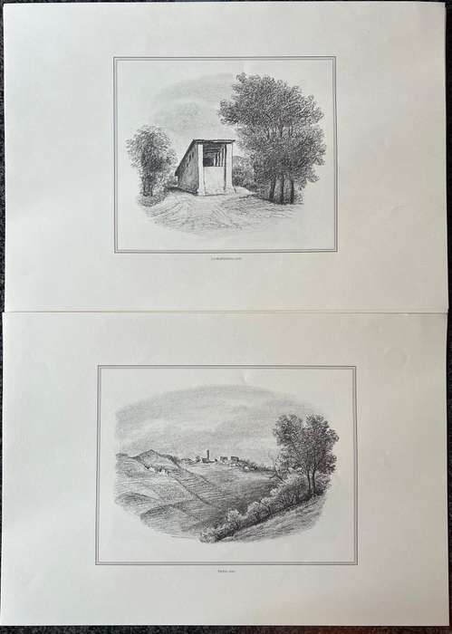 1 x COLLECTION OF 21 PRINTS BY CLEMENTE ROVERE, IL MANDAMENTO ALBA NELLA SUA PROVINCIA