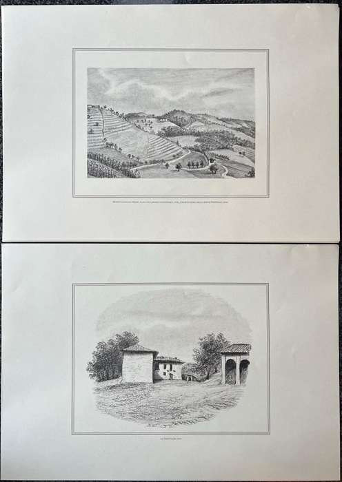 1 x COLLECTION OF 21 PRINTS BY CLEMENTE ROVERE, IL MANDAMENTO ALBA NELLA SUA PROVINCIA