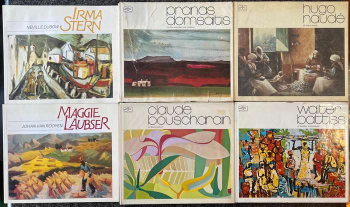 6 BOOKS! HUGO NAUDE, PRANAS DOMSAITIS, CLAUDE BOUSCHARAIN, IRMA STERN, WALTER BATTISS,MAGGIE LAUBSER