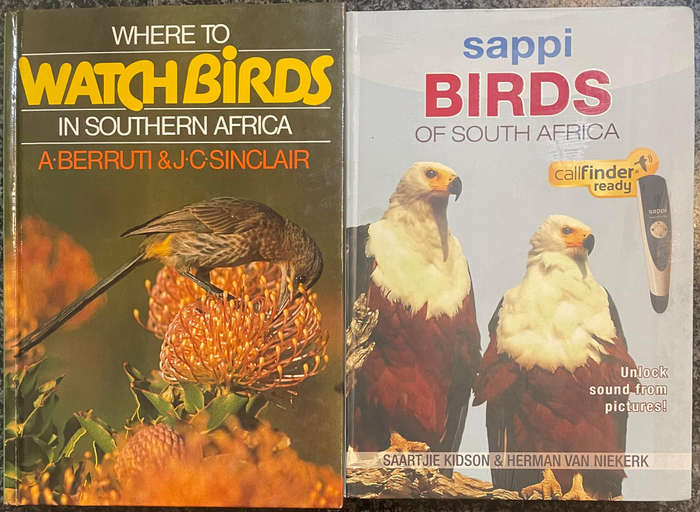2 BIRDING BOOKS!! "SAPPI BIRDS OF SOUTH AFRICA" & "WHERE TO WATCH BIRDS IN SOUTH AFRICA"