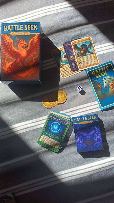 BATTLE SEEK PROTOTYPE BRAND NEW CARD GAME