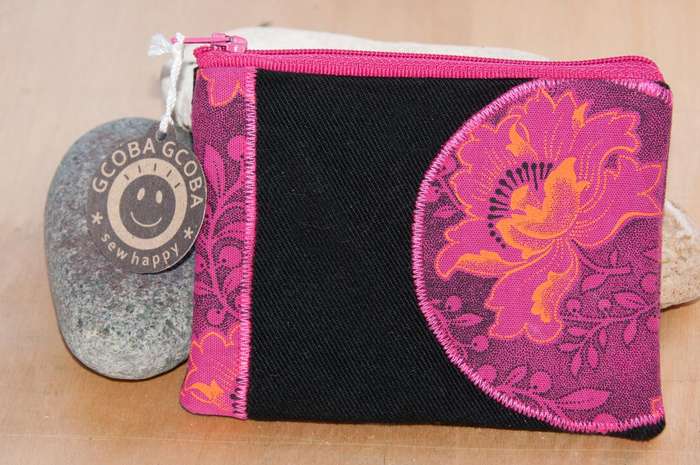 Combo Pink African Hobo bag with a FREE WALLET made from South African Shweshwe. Boho bag / Messenge