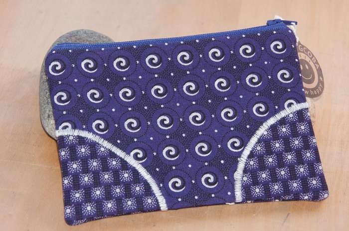 Big Purple Shweshwe Hand Bag with Free Wallet, Hand Made, Boho bag / Messenger