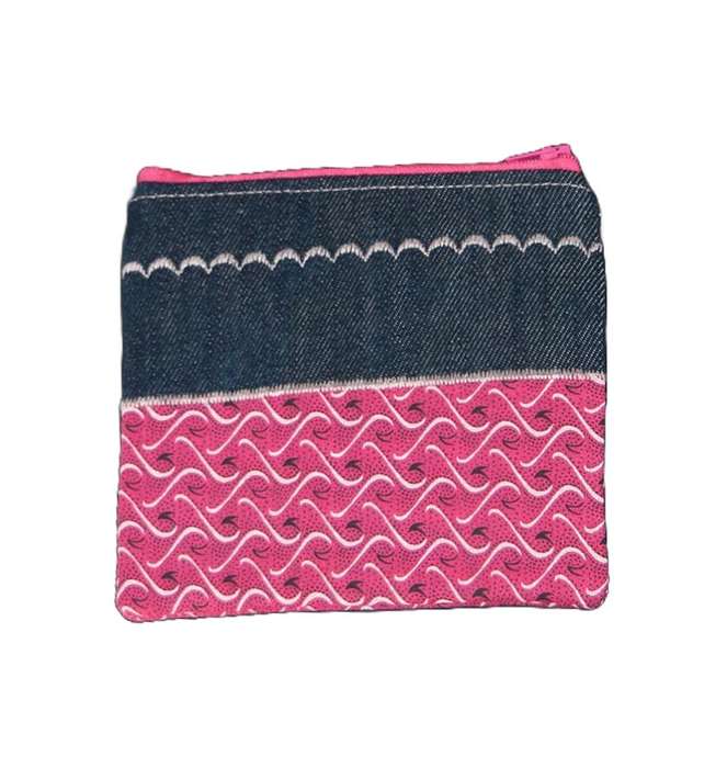 Pink Shweshwe Wallet. South African. Hand made and unique.