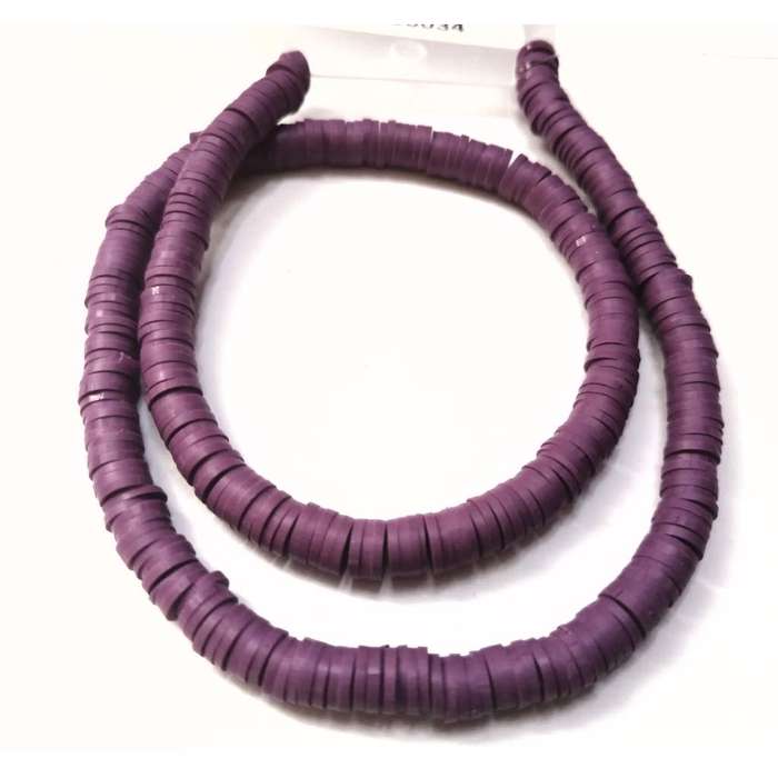 Beads / FIMO - Polymer Clay Beads - +/-350pcs - 6x1mm discs / Beads for crafting