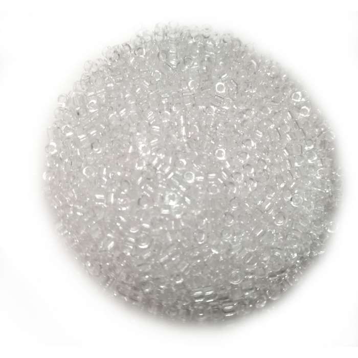Beads / Glass  Seed Beads - 3100pcs  - 3mm Size 8 -  clear - top quality- / Beads for crafting