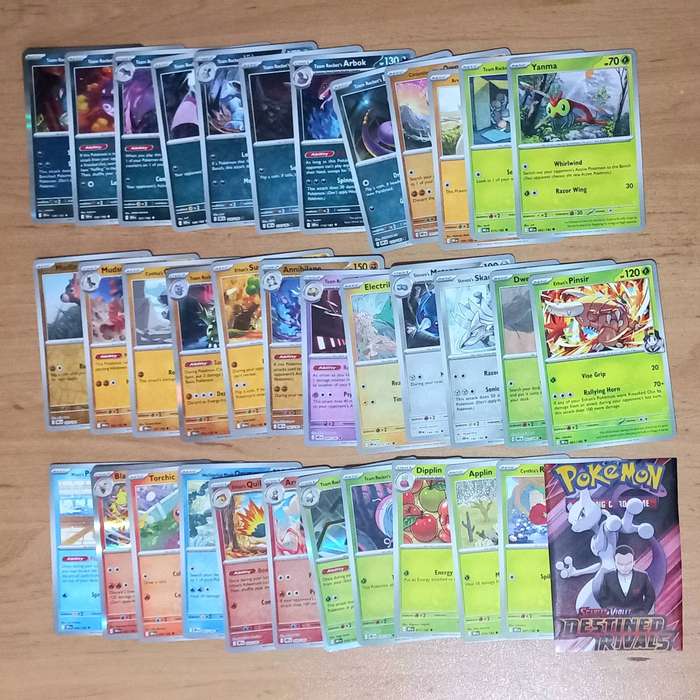 Pokemon cards from Destined Rivals