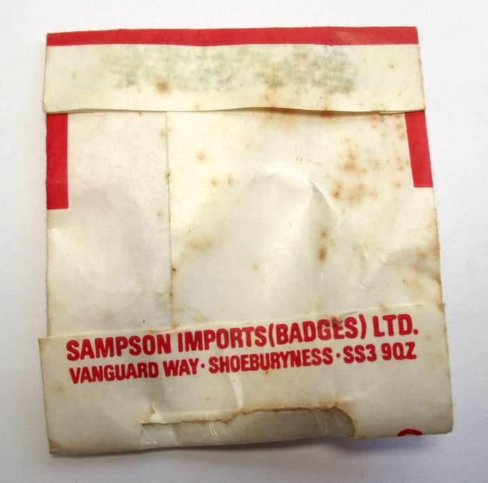 Vintage Walking Stick mount / badge - Sampson's Badges - England
