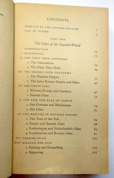 Glass through the ages - E. Barrington Heynes - Pelican Books paperback
