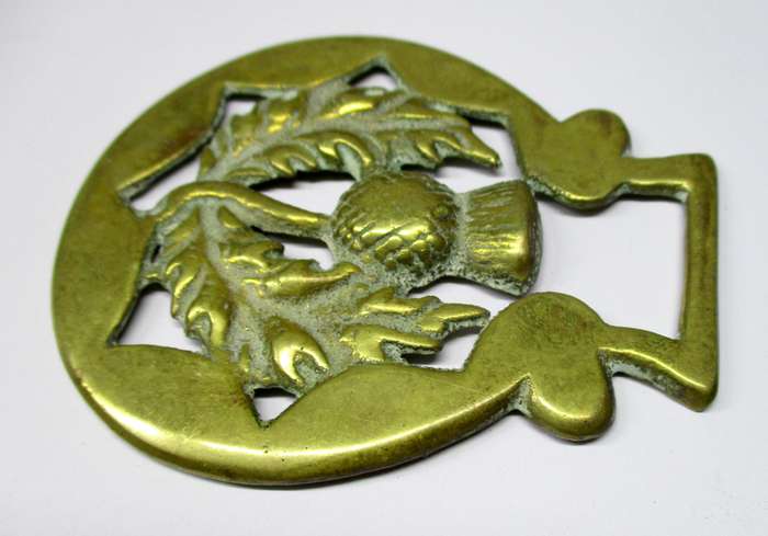 Horse Brass - Thistle, Scotland, 1825-1939