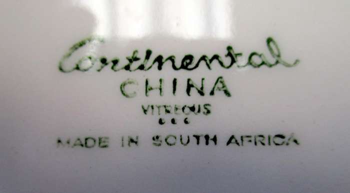 H.L of SA - Continental China Vitreous made in South Africa - Pin Dish