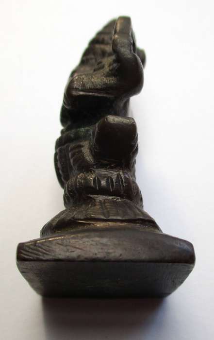 Vintage Ganesha Bronze Statue - shrine figure