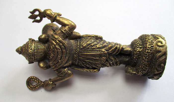 Small brass Ganesha Statue / Shrine Deity