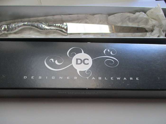 Diana Carmichael Cheetah Letter opener in original box - good condition.