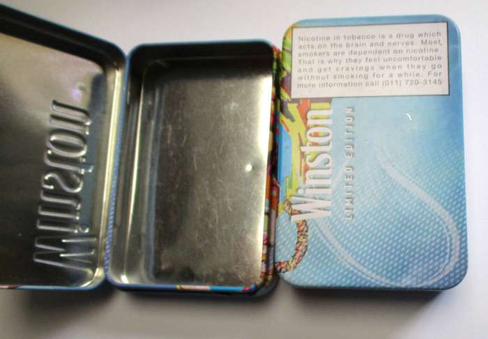 Winston Cigarette Tin x 2