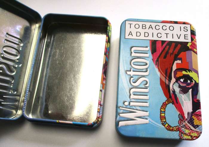 Winston Cigarette Tin x 2