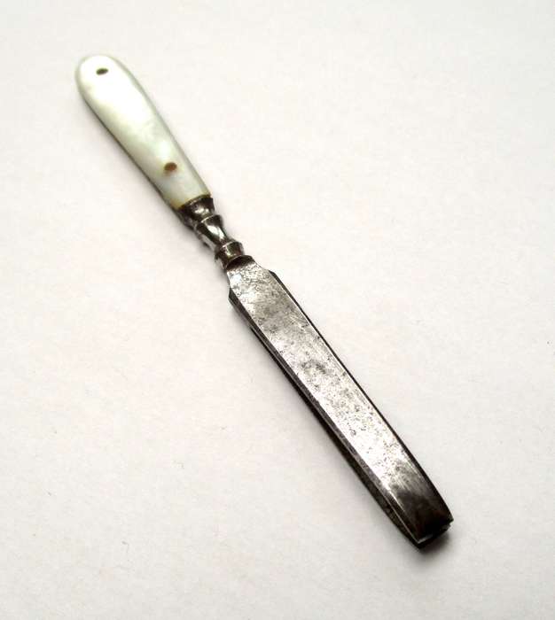 Antique / vintage mother of pearl grooming tweezers