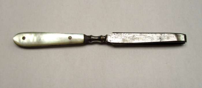 Antique / vintage mother of pearl grooming tweezers