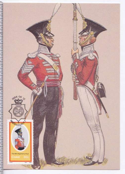 Post card / Maxi card - Military Uniforms - 1986 #4