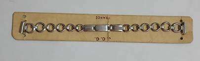 Vintage ANNECY (new, old stock) chromium ladies wristwatch strap
