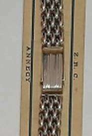 Vintage ANNECY(new, old stock) metal wristwatch strap