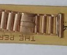 Vintage (new, old stock) gold plated gents wristwatch strap