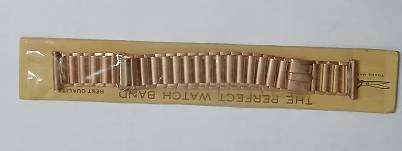 Vintage (new, old stock) gold plated gents wristwatch strap