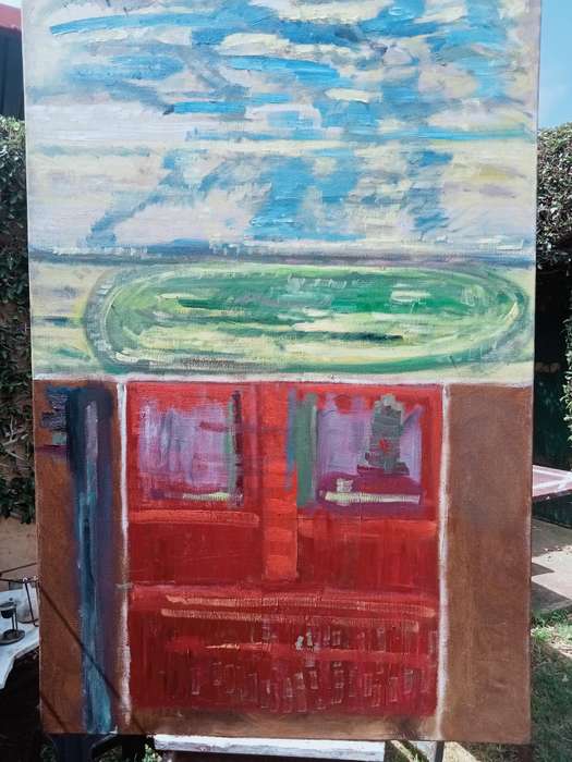 Derek Bernstein oil on canvas