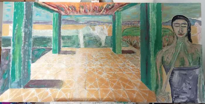 Derek Bernstein oil on canvas