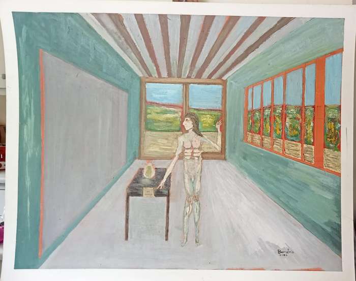 Derek Bernstein oil on canvas