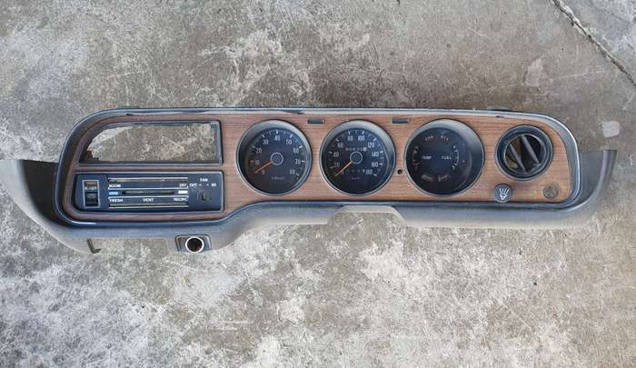 1976 Dodge Colt - 2 Door GT Coupe - Dash - Instrument Cluster