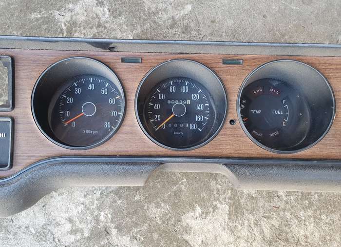 1976 Dodge Colt - 2 Door GT Coupe - Dash - Instrument Cluster