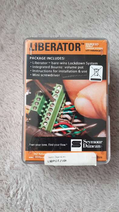 Seymour Duncan Liberator Volume Pot 250k