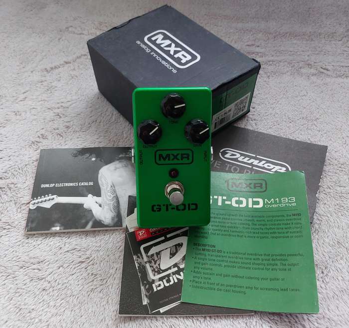 MXR GT-OD Overdrive Guitar Pedal in box