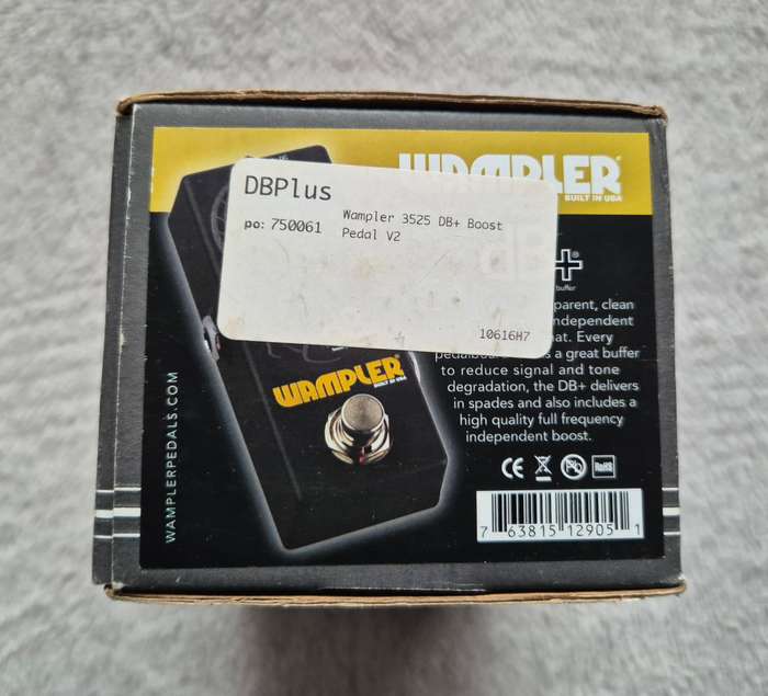 Wampler dB plus Guitar Boost Pedal
