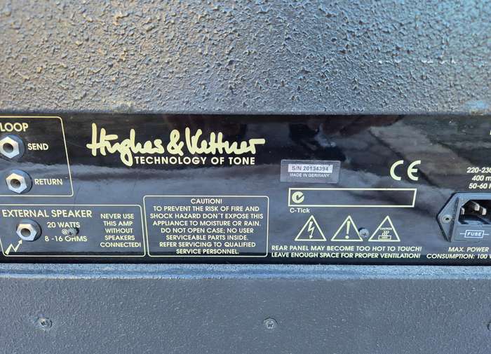 Hughes and Kettner 20th Anniversary Tube Amp