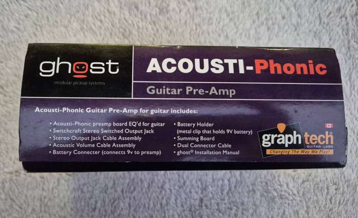 Ghost Acousti-Phonic Guitar Preamp and Saddle Pickups