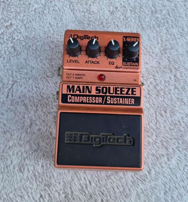 Digitech Main Squeeze Compressor/Sustainer Guitar Pedal
