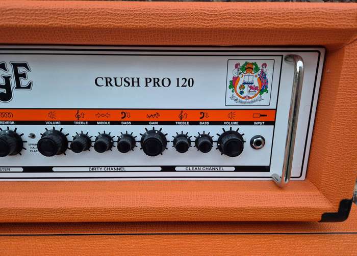 Orange Crush Pro 120 Valve Amp Head and 2 x 12 Cab